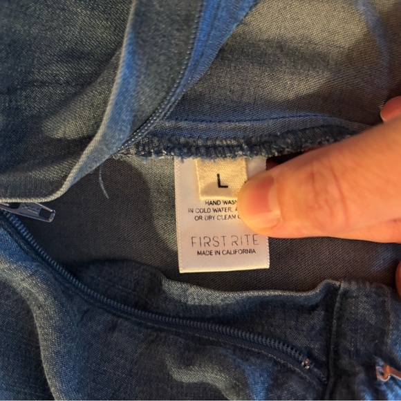 First Rite Blue Wide-Leg Trouser - Picture 5 of 7